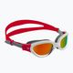 ZONE3 Venator-X Γυαλιά κολύμβησης ασημί/λευκό/κόκκινο SA21GOGVE108
