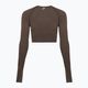 Γυναικεία μακρυμάνικη μπλούζα γυμναστικής Gymshark Vital Seamless Crop Top penny brown marl 6