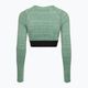 Γυναικείο Gymshark Vision Crop Top μακρυμάνικο μπλουζάκι προπόνησης πράσινο/μαύρο 6