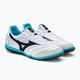 Mizuno Morelia Sala Club IN ανδρικά ποδοσφαιρικά παπούτσια λευκό και μαύρο Q1GA220309 4