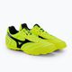 Mizuno Morelia Sala Club TF ποδοσφαιρικά παπούτσια κίτρινο Q1GB220345 5
