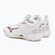 Ανδρικά παπούτσια βόλεϊ Mizuno Wave Momentum 2 λευκό/ροζ/χιονισμένο λευκό 3