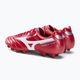 Mizuno Morelia II Club MD ανδρικά ποδοσφαιρικά παπούτσια κόκκινο P1GA221660 3