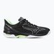 Ανδρικά παπούτσια τένις Mizuno Wave Exceed Tour 5 AC black/silver/techno green 2