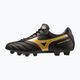 Mizuno Morelia II PRO MD ανδρικά ποδοσφαιρικά παπούτσια μαύρο/χρυσό/σκιά 8