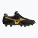 Mizuno Morelia II PRO MD ανδρικά ποδοσφαιρικά παπούτσια μαύρο/χρυσό/σκιά 9