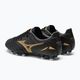 Ανδρικά ποδοσφαιρικά παπούτσια Mizuno Morelia Neo IV Pro AG μαύρο/χρυσό/μαύρο 3