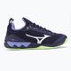 Ανδρικά παπούτσια βόλεϊ Mizuno Wave Luminous 2 βραδινό μπλε / τεχνικό πράσινο / lolite 2