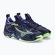 Ανδρικά παπούτσια βόλεϊ Mizuno Wave Momentum 3 βράδυ μπλε / tech green / lolite 5