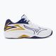 Ανδρικά παπούτσια βόλεϊ Mizuno Thunder Blade Z λευκό / μπλε κορδέλα / mp χρυσό 2