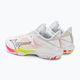 Ανδρικά παπούτσια μπάντμιντον Mizuno Wave Claw Neo 2 λευκό / lunar rock / high vis pink 4