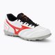 Παιδικές μπότες ποδοσφαίρου Mizuno MRL Sala Club TF Jr λευκό/ακτινοβόλο κόκκινο