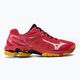 Ανδρικά παπούτσια βόλεϊ Mizuno Wave Voltage radiant red/white/carrot curl 2