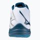 Ανδρικά παπούτσια βόλεϊ Mizuno Thunder Blade Z Mid λευκό/μπλε/ασημί 10