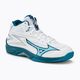 Ανδρικά παπούτσια βόλεϊ Mizuno Thunder Blade Z Mid λευκό/μπλε/ασημί