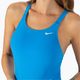 Nike Hydrastrong Solid Fastback γυναικείο ολόσωμο μαγιό μπλε NESSA001-458 4