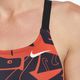 Γυναικείο ολόσωμο μαγιό Nike Multiple Print Fastback πορτοκαλί NESSC050-631 8