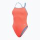 Speedo Solid Vback disco peach/curious blue γυναικείο ολόσωμο μαγιό