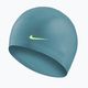 Nike Solid σιλικόνη πράσινο αβυσσαλέο σκουφάκι για κολύμπι 2