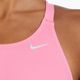 Nike Hydrastrong Solid Fastback γυναικείο ολόσωμο μαγιό ροζ NESSA001-660 6
