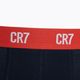 Ανδρικά σορτς μποξεράκια CR7 Basic Trunk 3 ζευγάρια γκρι μελανζέ/κόκκινο/ναυτικό 10