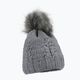 Γυναικείο χειμερινό καπέλο με καμινάδα Horsenjoy Mirella γκρι 2120506