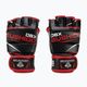 Γάντια προπόνησης για MMA και προπόνηση με σάκο DBX BUSHIDO μαύρο-κόκκινο E1V6-M