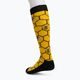 Comodo μαύρες/κίτρινες κάλτσες γόνατος ιππασίας SJBW/01 2