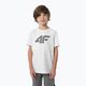 Παιδικό T-shirt 4F λευκό HJZ22-JTSM002
