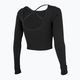 Γυναικεία μπλούζα γιόγκα 4F μαύρο H4Z22-TSDL019 4