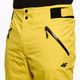 Ανδρικό παντελόνι σκι 4F κίτρινο H4Z22-SPMN006 5