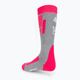 Παιδικές κάλτσες σκι 4F γκρι-ροζ 4FJAW22UFSOF028 3