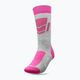 Παιδικές κάλτσες σκι 4F γκρι-ροζ 4FJAW22UFSOF028 5