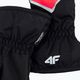Παιδικά γάντια σκι 4F μαύρο-κόκκινο 4FJAW22AFGLF039 4