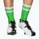 Luxa Ασύμμετρες κάλτσες ποδηλασίας πράσινες LUHE19SAMGS 2