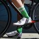 Luxa Ασύμμετρες κάλτσες ποδηλασίας πράσινες LUHE19SAMGS 5