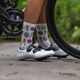 Luxa Donuts ποδηλατικές κάλτσες λευκό LUAMSDS 5