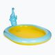 AQUASTIC μπλε/κίτρινη παιδική πισίνα με σιντριβάνι ASP-180E