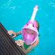 Παιδική μάσκα προσώπου για κολύμπι με αναπνευστήρα AQUASTIC ροζ SMK-01R 7