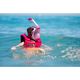 Παιδική μάσκα προσώπου για κολύμπι με αναπνευστήρα AQUASTIC KAI Jr ροζ 3