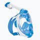 Παιδική μάσκα προσώπου για κολύμπι με αναπνευστήρα AQUASTIC KAI Jr μπλε