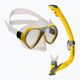 AQUA-SPEED παιδικό καταδυτικό σετ Aura + μάσκα Evo + αναπνευστήρας κίτρινο 605