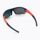 GOG Steno ματ μαύρα/πορτοκαλί/πολυχρωματικά κόκκινα γυαλιά ποδηλασίας E540-4 3
