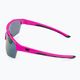 GOG Athena ματ νέον ροζ / μαύρο / πολυχρωματικό λευκό-μπλε ποδηλατικά γυαλιά E508-3 4