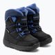 Kamik Stance2 μαύρες/μπλε παιδικές μπότες πεζοπορίας 4