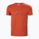 Helly Hansen Nord Graphic ανδρικό πουκάμισο trekking πορτοκαλί 62978_308 5