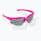 Bliz Hybrid Small ροζ/καπνός ασημένιος καθρέφτης γυαλιά ποδηλασίας 52808-41 6