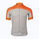 Ανδρική ποδηλατική φανέλα POC Essential Road Logo zink πορτοκαλί/γκριάλινο γκρι