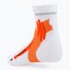 Ανδρικές κάλτσες τρεξίματος X-Socks Marathon 4.0 U πορτοκαλί και λευκές RS11S19U-W017 2