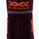 Ανδρικές κάλτσες μονοπατιών X-Socks Trail Run Energy μπορντό-πορτοκαλί RS13S19U-O003 5